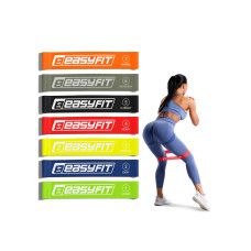 Резинки для фитнеса EasyFit набор 7 шт (EF-1814)