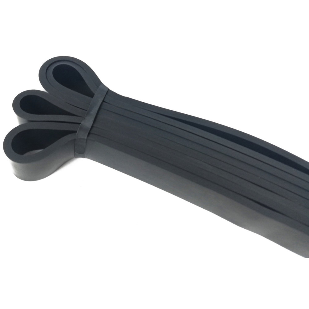 Гумова петля еспандер Easyfit Origin 15-45 кг гумка для підтягувань, фітнесу та тренувань Чорна (EF-1877-B)