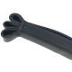 Гумова петля еспандер Easyfit Origin 15-45 кг гумка для підтягувань, фітнесу та тренувань Чорна (EF-1877-B)