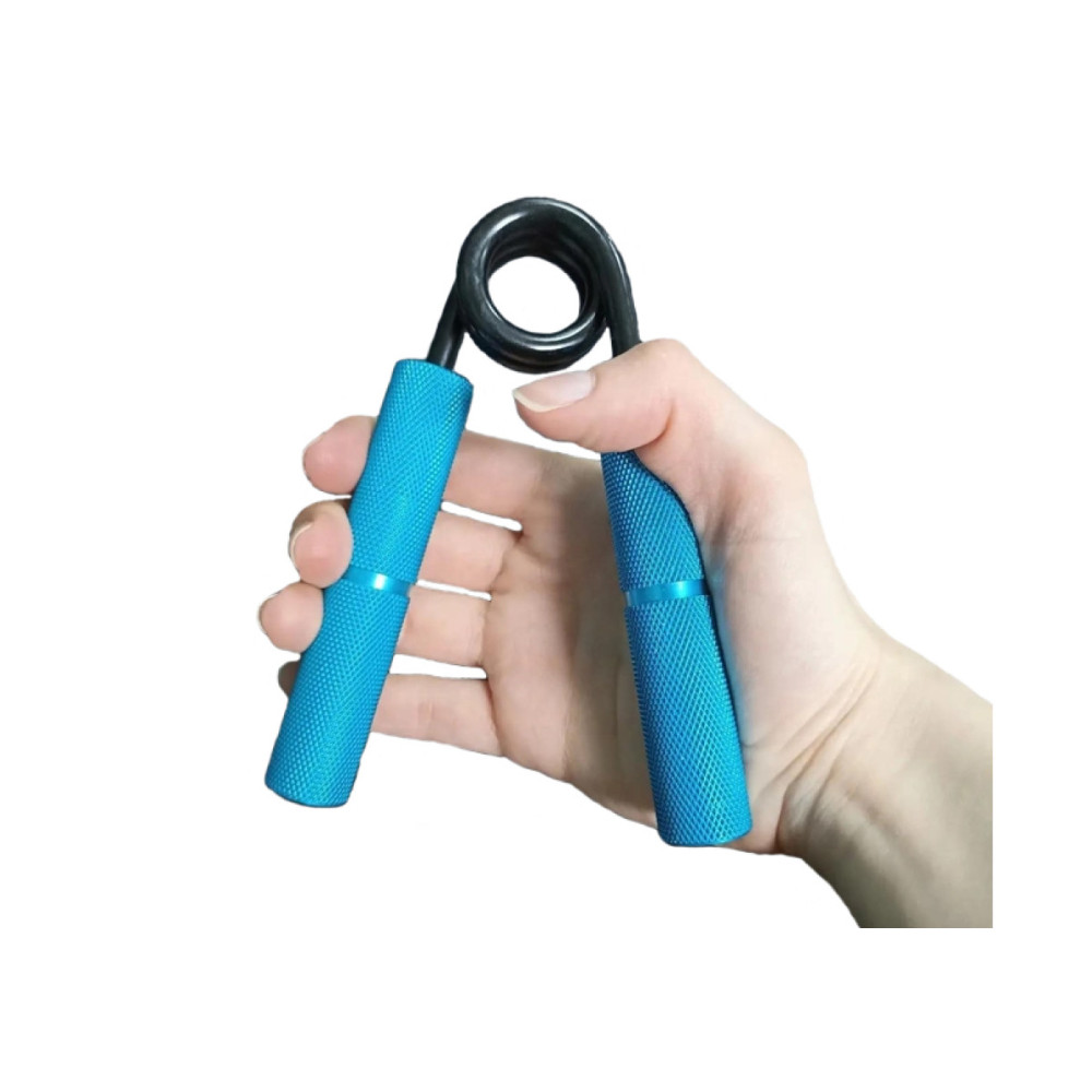 Кистевой пружинный эспандер EasyFit Hand Grip PRO 91 кг (200 lb) Синий (EF-1902-250)