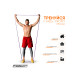 Гумова петля-еспандер Easyfit Origin 15-45 кг гумка для підтягувань, фітнесу та тренувань Фіолетова (EF-2654-4)