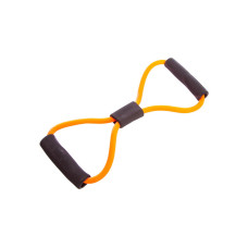 Эспандер тренажер для рук Восьмерка EasyFit трубчатый Оранжевый (EF-3947-OR)