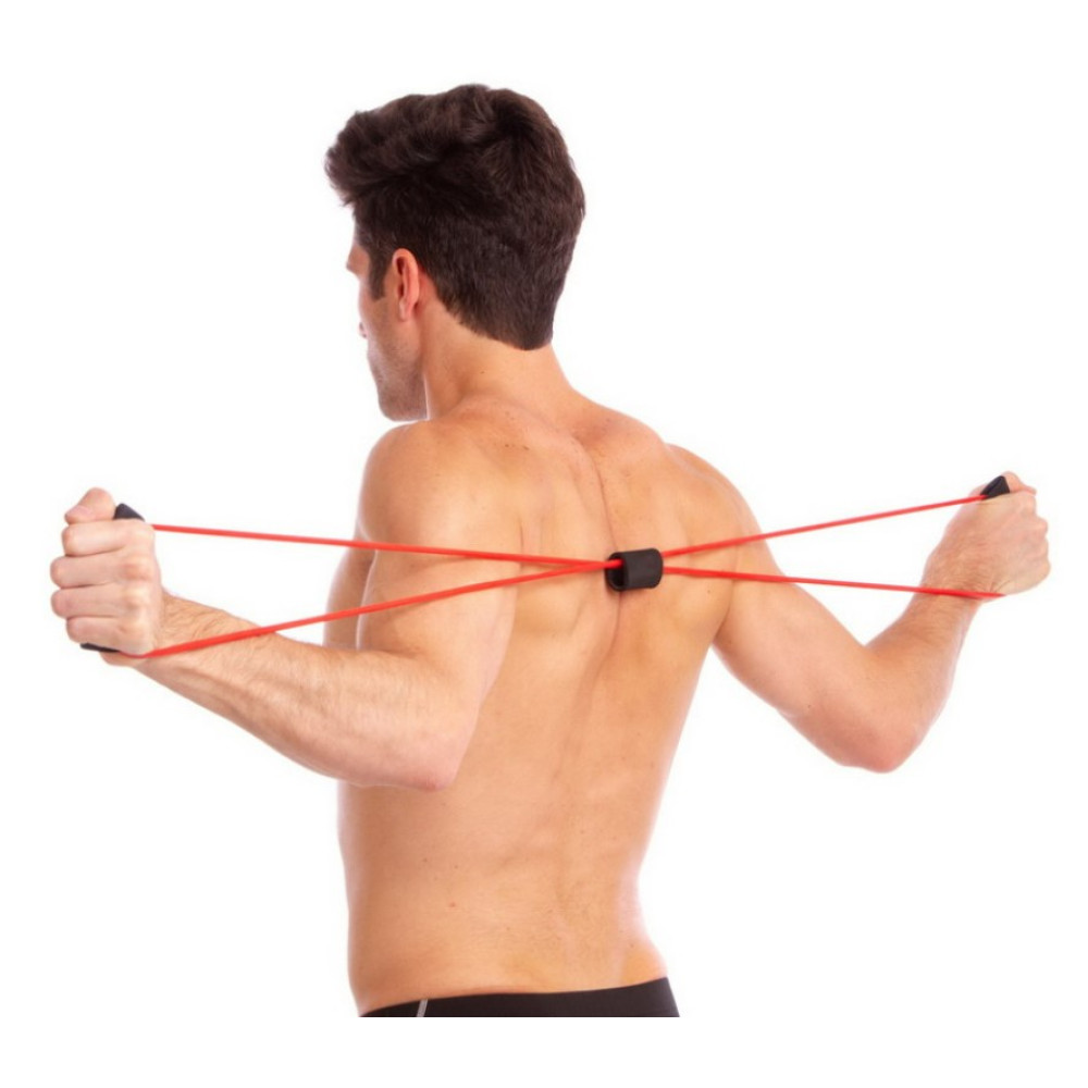 Еспандер EasyFit вісімка трубчастий фіолетовий (EF-3947-V)