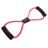 Еспандер EasyFit вісімка трубчастий рожевий (EF-3947-P)