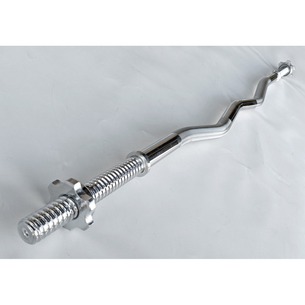 Гриф для штанги EasyFit W-подібний 1.2 м Ø 28 мм (EF-8061)