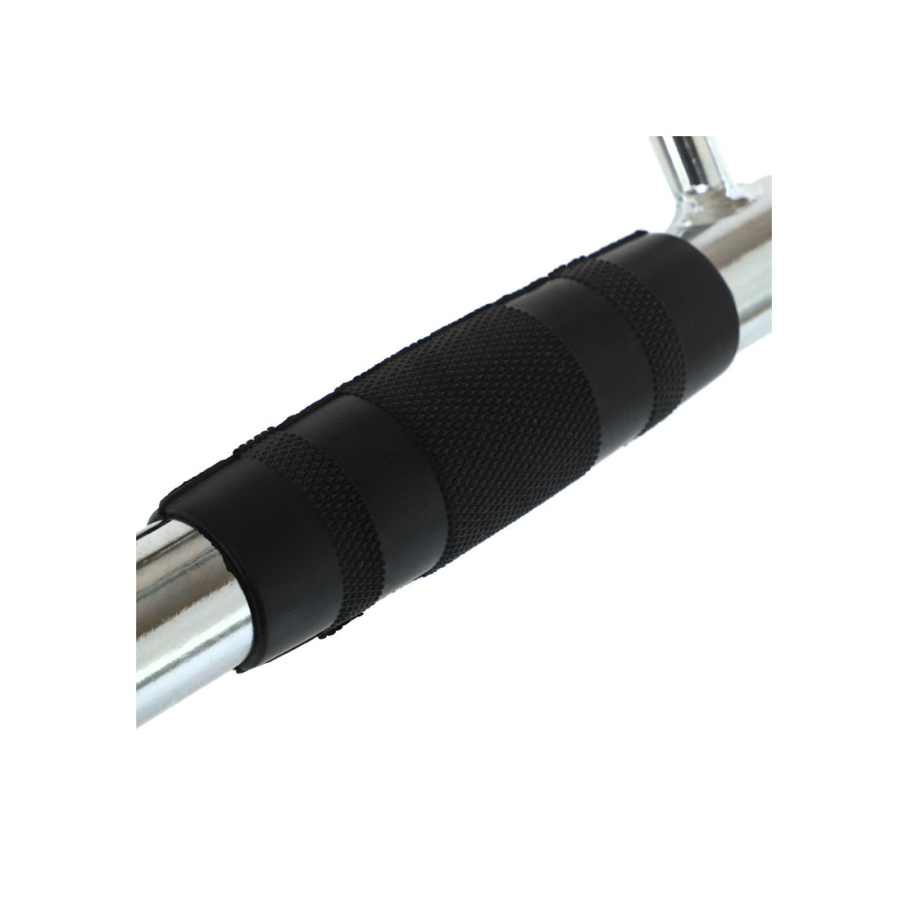 Ручка для нижньої тяги подвійна EasyFit (обгумовані ручки) (EF-8100)