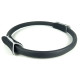 Кільце для пілатесу EasyFit чорне 40 см (EF-1850-BK)