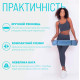 Коврик для йоги и фитнеса EasyFit TPE+TC 6 мм двухслойный, голубо-синий + Чехол (EF-1924s-LBBL)