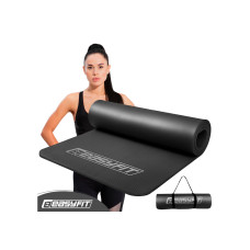 Коврик для фитнеса и йоги EasyFit NBR 10 мм Черный (EF-1919-BK)