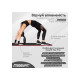 Килимок для йоги та фітнесу EasyFit Flex Pro з червоним кантом (EF-19192-BK)