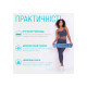 Коврик для йоги и фитнеса EasyFit TPE+TC 6 мм двухслойный (EF-1924-LBBL)