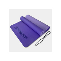 Коврик для йоги и фитнеса EasyFit TPE+TC 6 мм двухслойный сиреневый (EF-1924-VV)