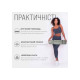 Коврик для йоги и фитнеса EasyFit TPE+TC 6 мм двухслойный + Чехол серый с черным (EF-1924s-GYBK)