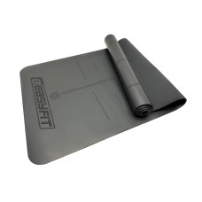 Коврик для йоги профессиональный EasyFit Pro каучук 5 мм Черный (EF-1925-1-BK)