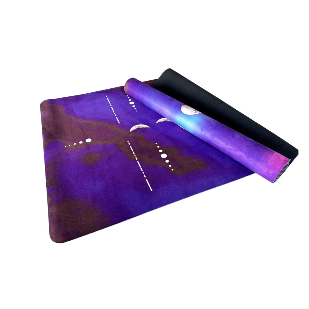 Килимок для йоги EasyFit BlueMoon 3 мм фіолетовий (EF-1926-1)