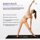 Коврик для йоги EasyFit BlackMoon (замша-каучук) черный (EF-1926-2)