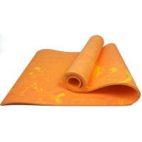 Коврик для йоги та фітнесу EasyFit PER Premium Mat 8 мм Помаранчевий (EF-1930-1-O)