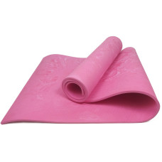 Коврик для йоги и фитнеса EasyFit PER Premium Mat 8 мм Розовый (EF-1930-1-P)