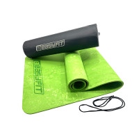 Коврик для йоги та фітнесу EasyFit PER Premium Mat 8 мм + Чохол салатовий (EF-1930s-1-GN)