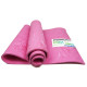 Коврик для йоги та фітнесу EasyFit PER Premium Mat 8 мм + Чехол рожевий (EF-1930s-1-P)