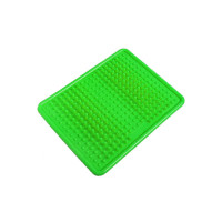 Ортопедический массажный коврик для стоп EasyFit Acupoint с шипами зеленый (EF-2752)