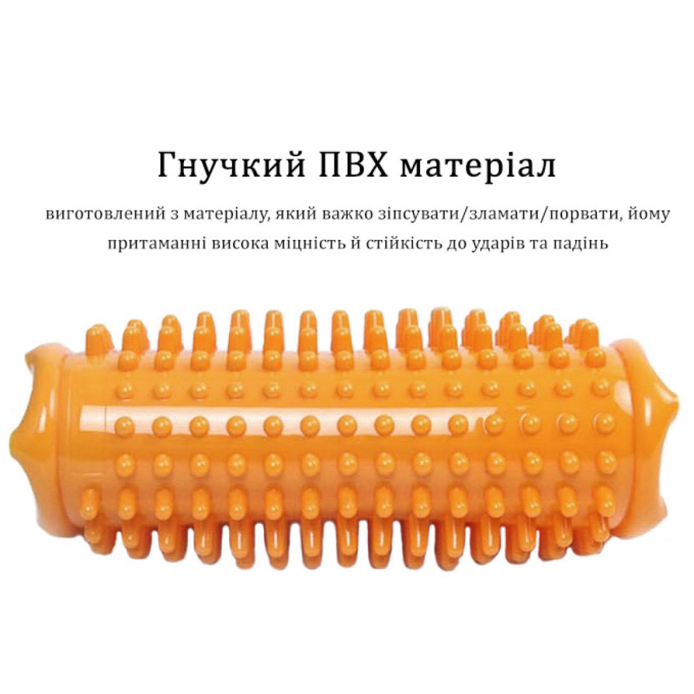 Ортопедичний килимок для стоп EasyFit Acupoint з шипами помаранчевий (EF-2752-OR)