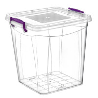 Контейнер Irak Plastik Storage 11,0 л на защелках прямоугольный прозрачный (5337)