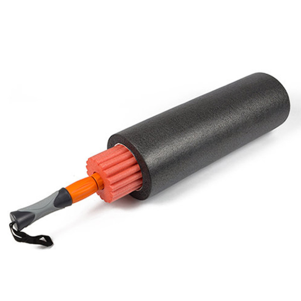 Массажний ролик EasyFit TIO 3 в 1 Чорно-помаранчевий (EF-0271)