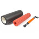 Массажний ролик EasyFit TIO 3 в 1 Чорно-помаранчевий (EF-0271)