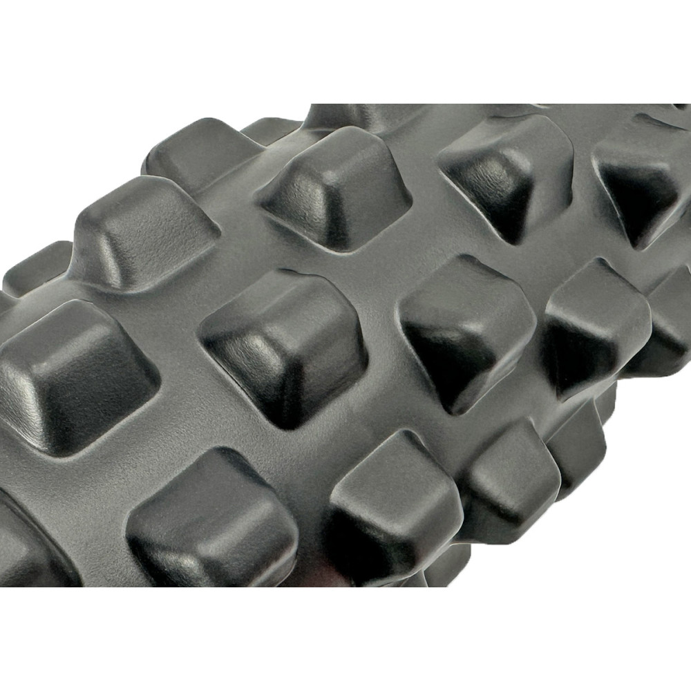 Масажний ролик EasyFit Grid Roller PRO 33 см Чорний (EF-2015-BK)