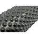 Масажний ролик EasyFit Grid Roller Light 33 см Чорний (EF-2016-BK)