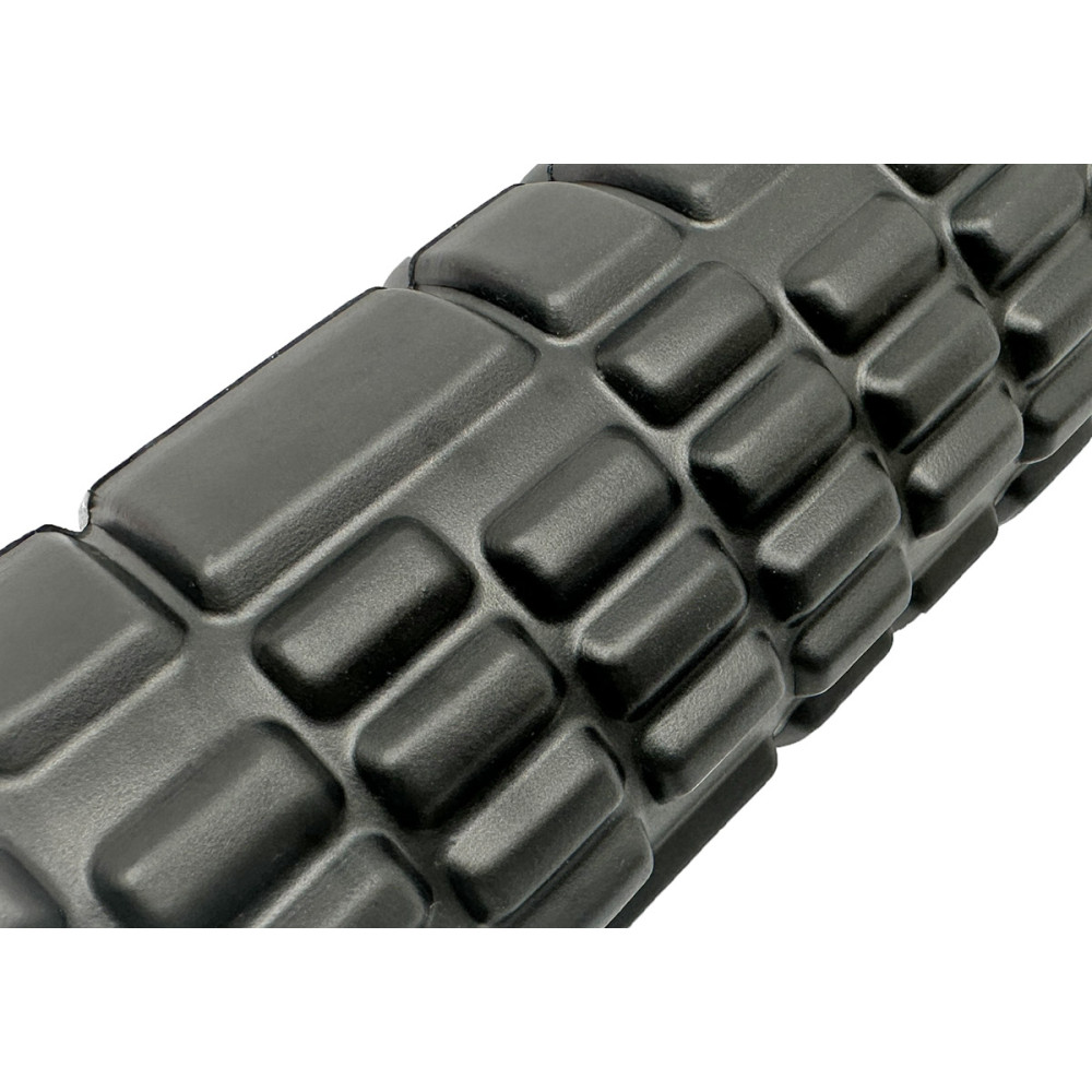 Масажний ролер EasyFit Grid Roller Mini 30 см чорний (EF-2017-BK)