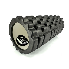 Массажный ролик EasyFit Grid Roller 33 см v.1.1 Черный (EF-2020-BK)