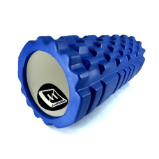 Массажный ролик EasyFit Grid Roller 33 см v.1.1 Синий (EF-2020-BL)