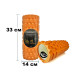 Масажний ролик EasyFit Grid Roller 33 см v.1.1 Помаранчевий (EF-2020-OR)