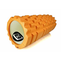 Массажный ролик EasyFit Grid Roller 33 см v.1.1 Оранжевый (EF-2020-OR)