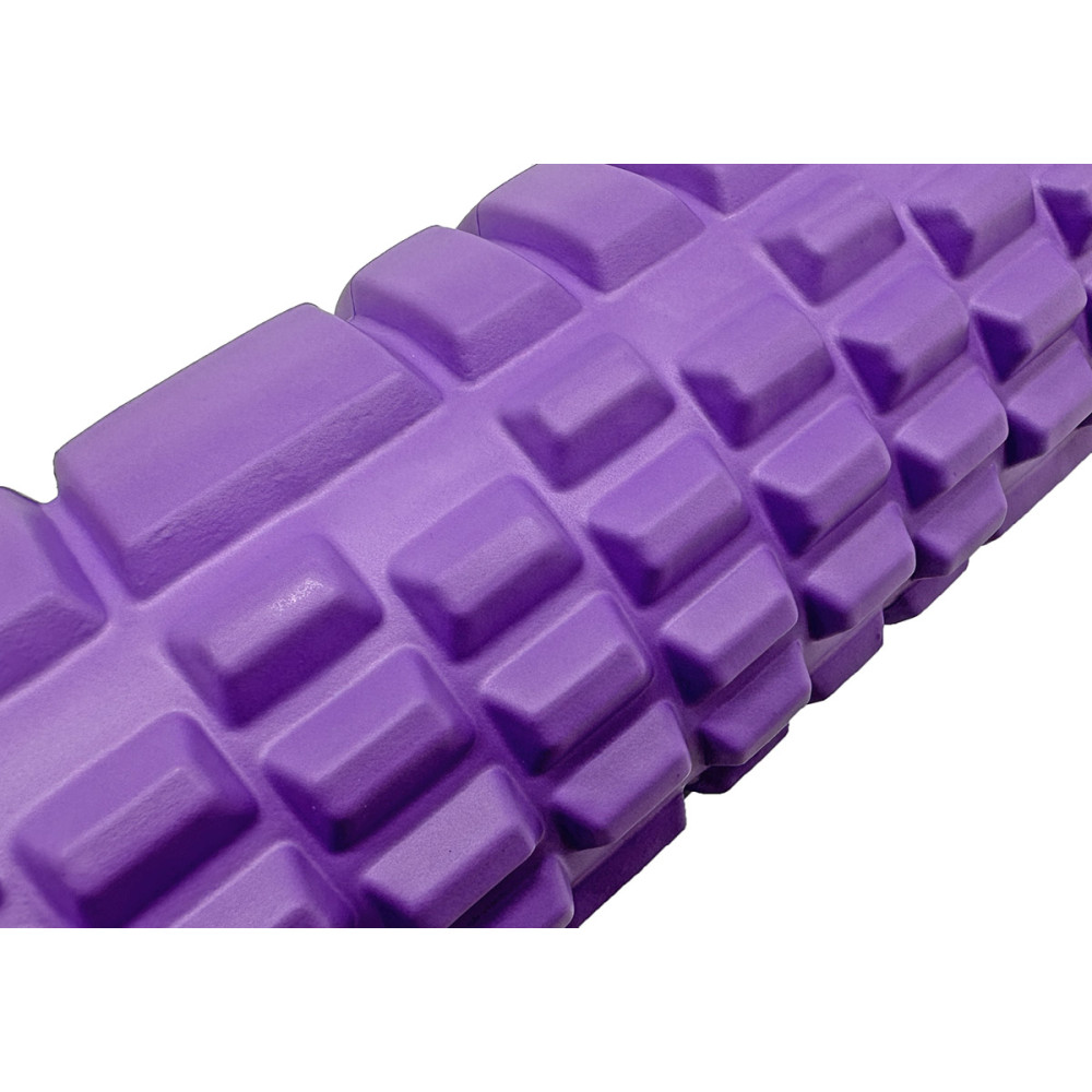 Масажний ролик EasyFit Grid Roller 33 см v.1.1 Фіолетовий (EF-2020-V)