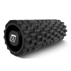 Массажный ролик EasyFit Grid Roller 33 см v.1.1 Черный (EF-2020a-BK)