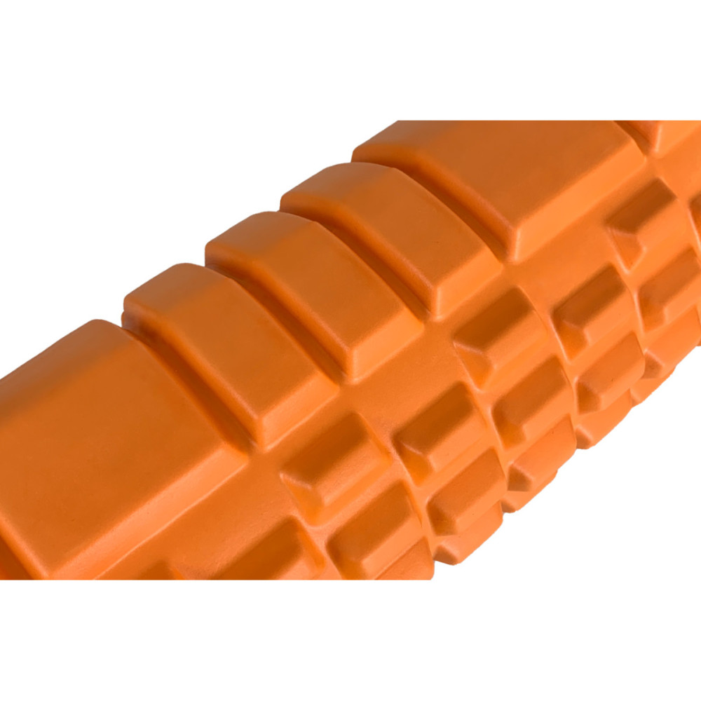 Масажний ролик EasyFit Grid Roller 33 см v.1.1 Помаранчевий (EF-2020a-OR)