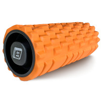 Массажный ролик EasyFit Grid Roller 33 см v.1.1 Оранжевый (EF-2020a-OR)