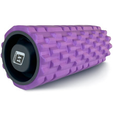 Массажный ролик EasyFit Grid Roller 33 см v.1.1 Фиолетовый (EF-2020a-V)