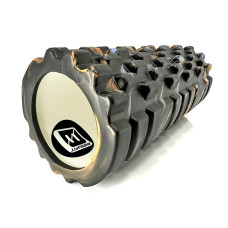 Массажный ролик EasyFit Grid Roller 33 см v.1.1 Multi Черный (EF-2021-BK)