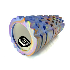 Массажный ролик EasyFit Grid Roller 33 см v.1.1 Multi Синий (EF-2021-BL)