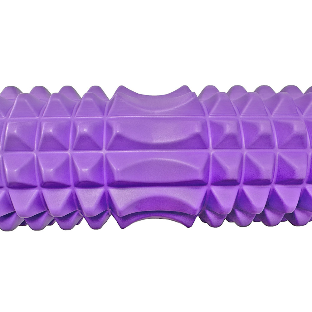 Масажний ролик EasyFit Grid Roller 33 см v.1.2 Фіолетовий (EF-2022-V)