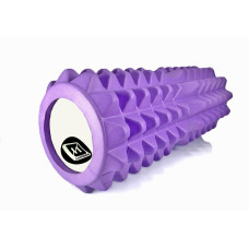 Массажный ролик EasyFit Grid Roller 33 см v.1.2 Фиолетовый (EF-2022-V)
