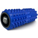 Масажний ролик EasyFit Grid Roller 33 см v.1.2 із заглушками із двох сторін Синій (EF-2022a-BL)