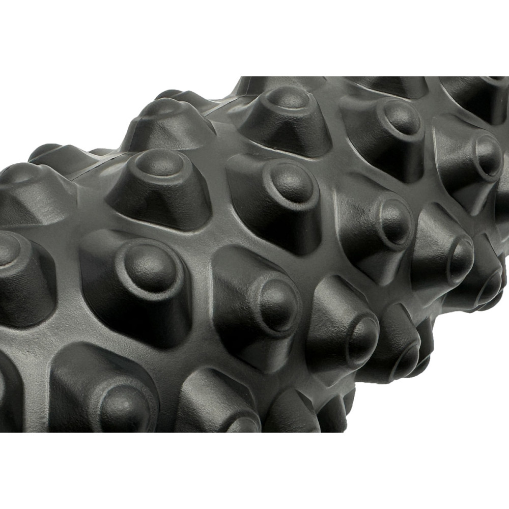 Масажний ролик EasyFit Grid Roller Extreme 33 см Чорний (EF-2023-BK)