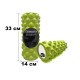 Масажний ролик EasyFit Grid Roller Extreme 33 см Салатовий (EF-2023-GN)
