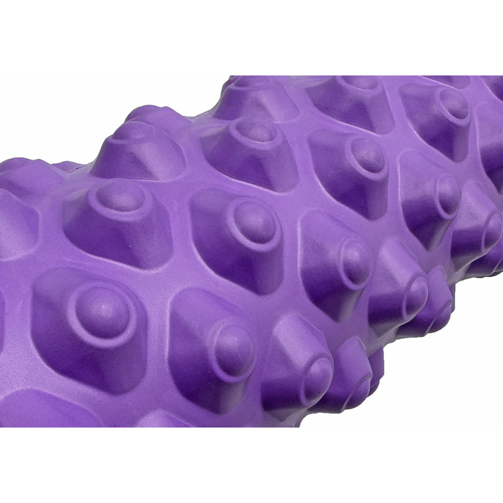 Масажний ролик EasyFit Grid Roller Extreme 33 см Фіолетовий (EF-2023-V)