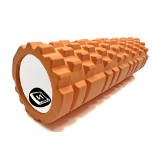 Массажный ролик EasyFit Grid Roller 45 см v.2.1 Оранжевый (EF-2027-OR)